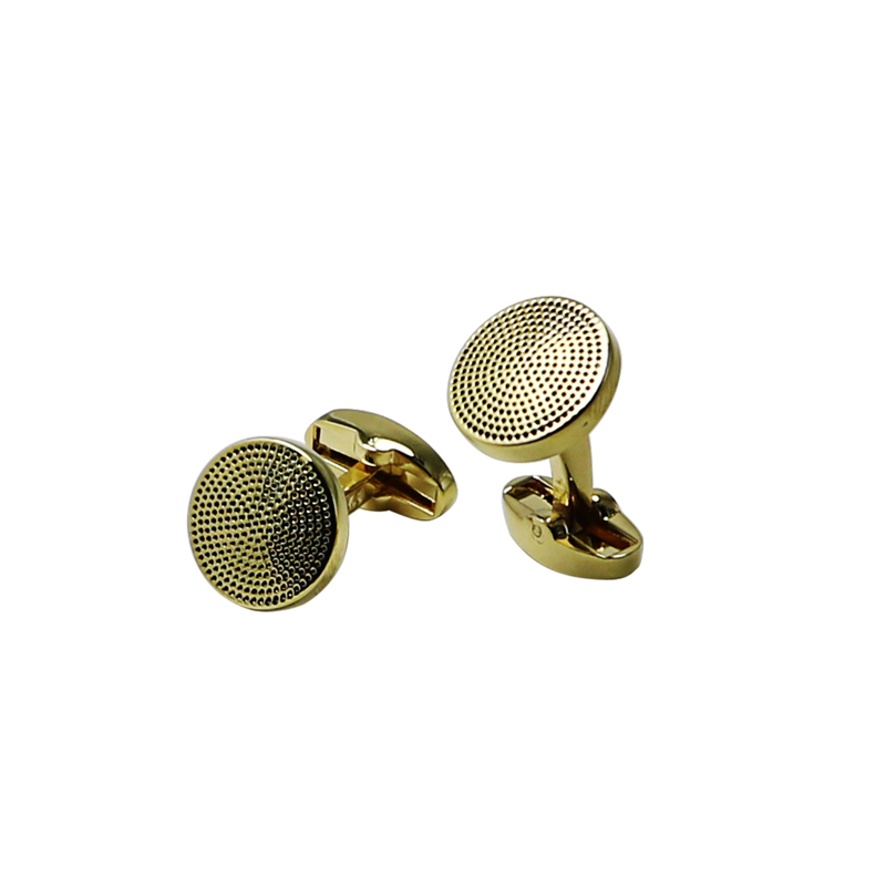 Pisteet 18k Gold Plated Personalised Cuff Links